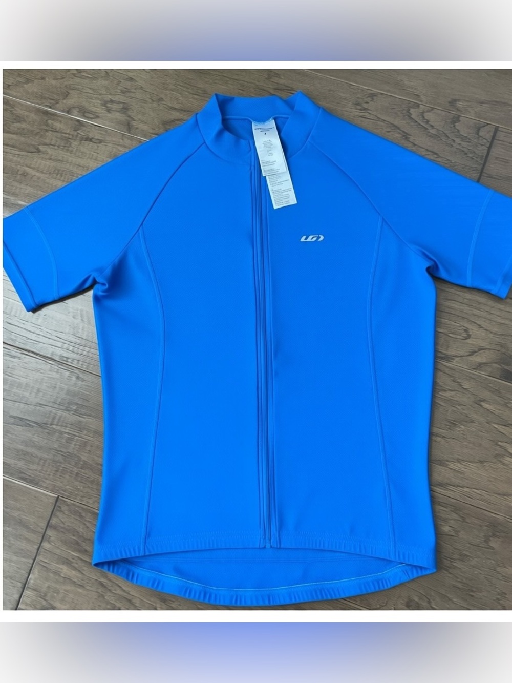 Louis Garneau Lemmon 4 Short Sleeve Road Jersey - Curacao Blue M